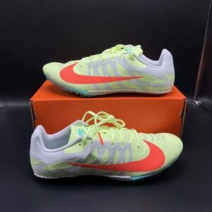 Nike Zoom Rival‎ S 9 Yellow Track Spikes 907564-701 Women Size 11 Men Size 9.5